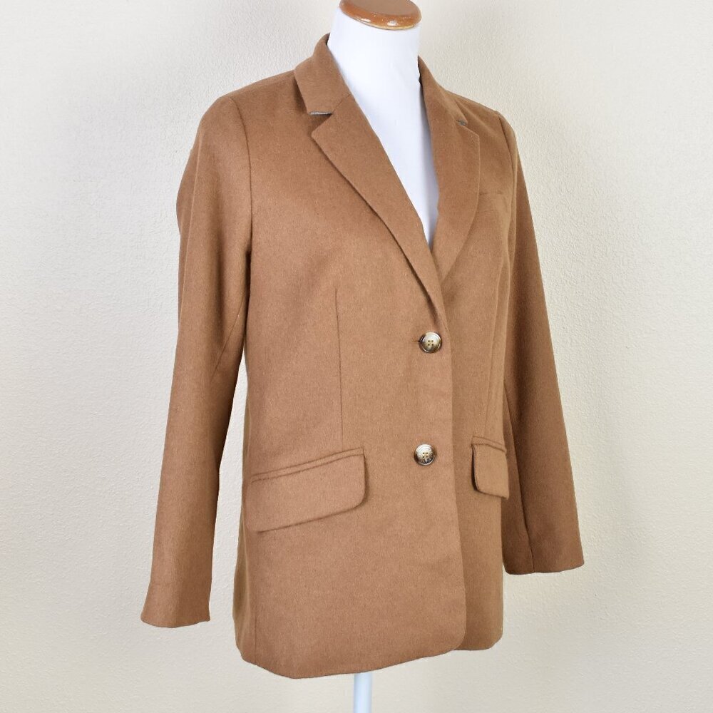 Talbots Camel Brown Brushed Italian Wool Blazer - 4p - Picture 7 of 13